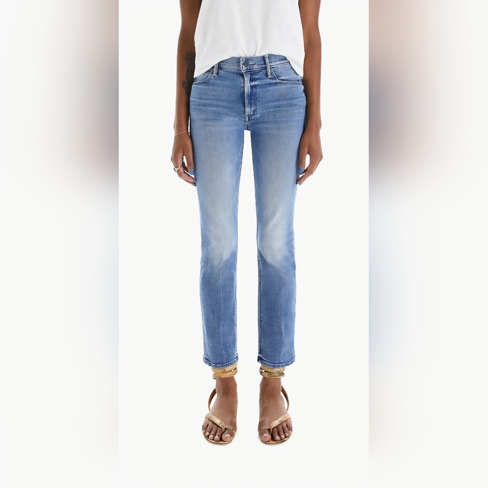 MOTHER Women's Straight Leg Jeans - Light Blue